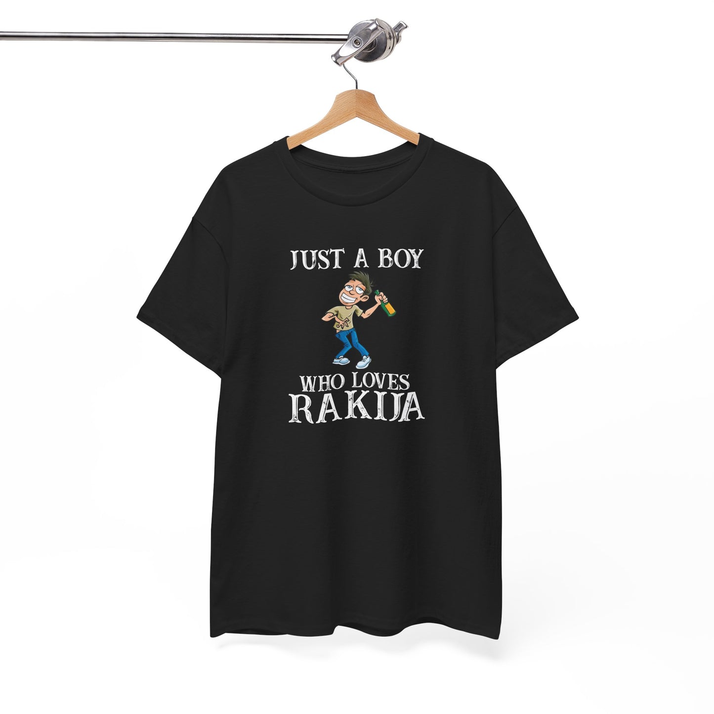Majica JUST A BOY LOVES RAKIJA