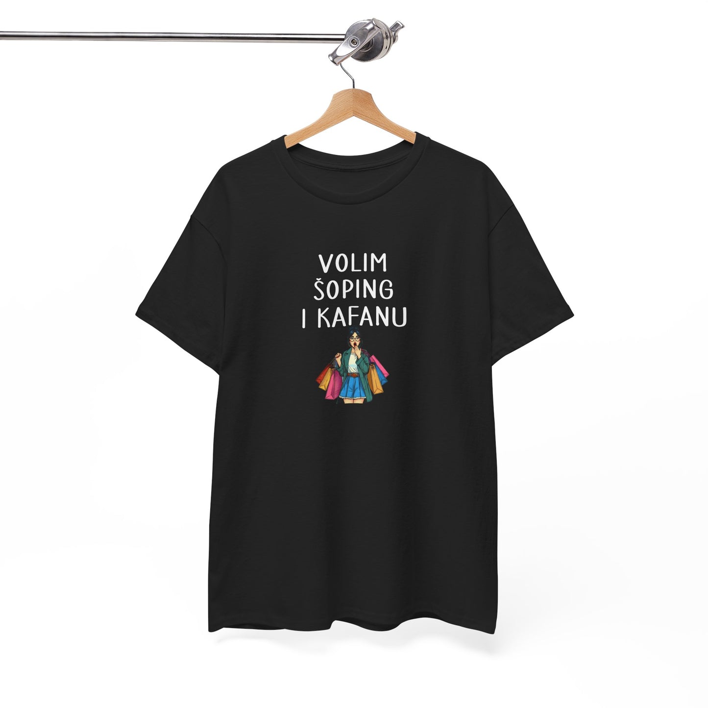 Majica VOLIM ŠOPING I KAFANU