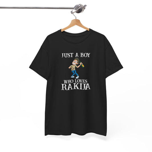 Majica JUST A BOY LOVES RAKIJA