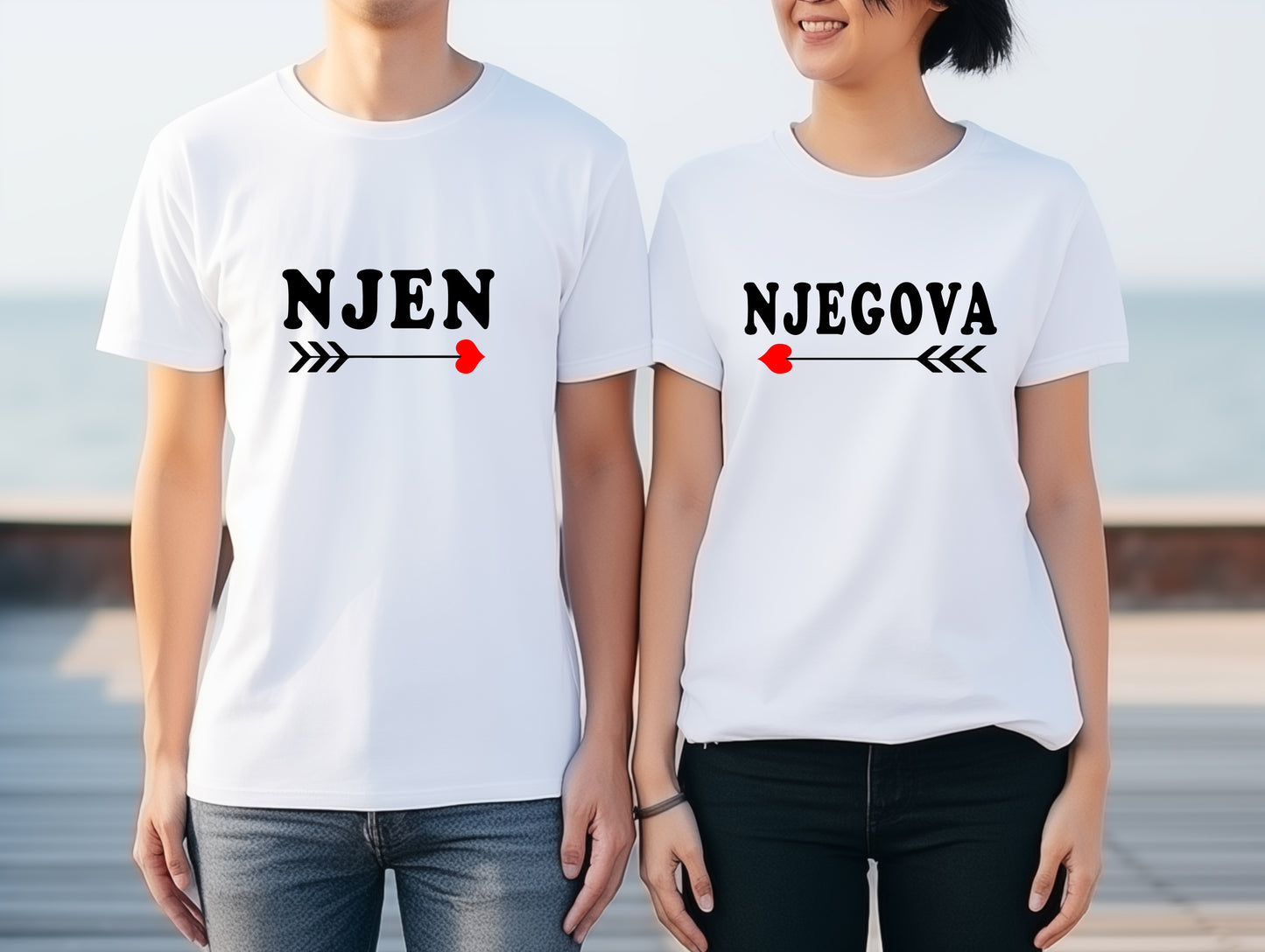 Set majica NJEN/NJEGOVA